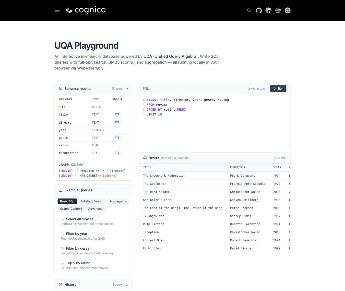 UQA Playground Screenshot